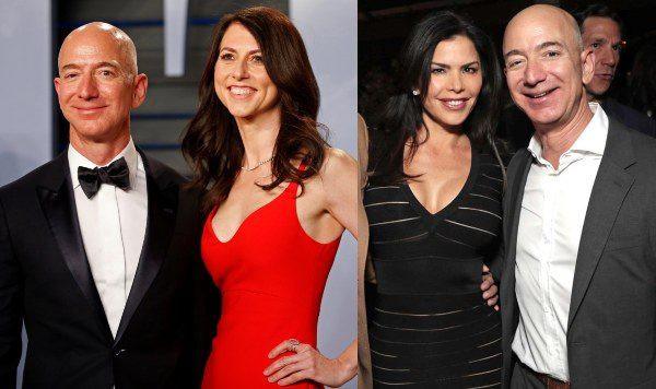 picture of jeff and MacKenzie Bezos